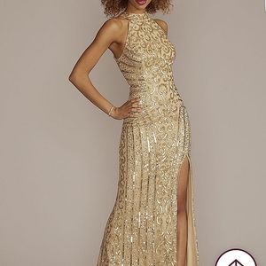 Gold Gallina Signature formal dress Size 6